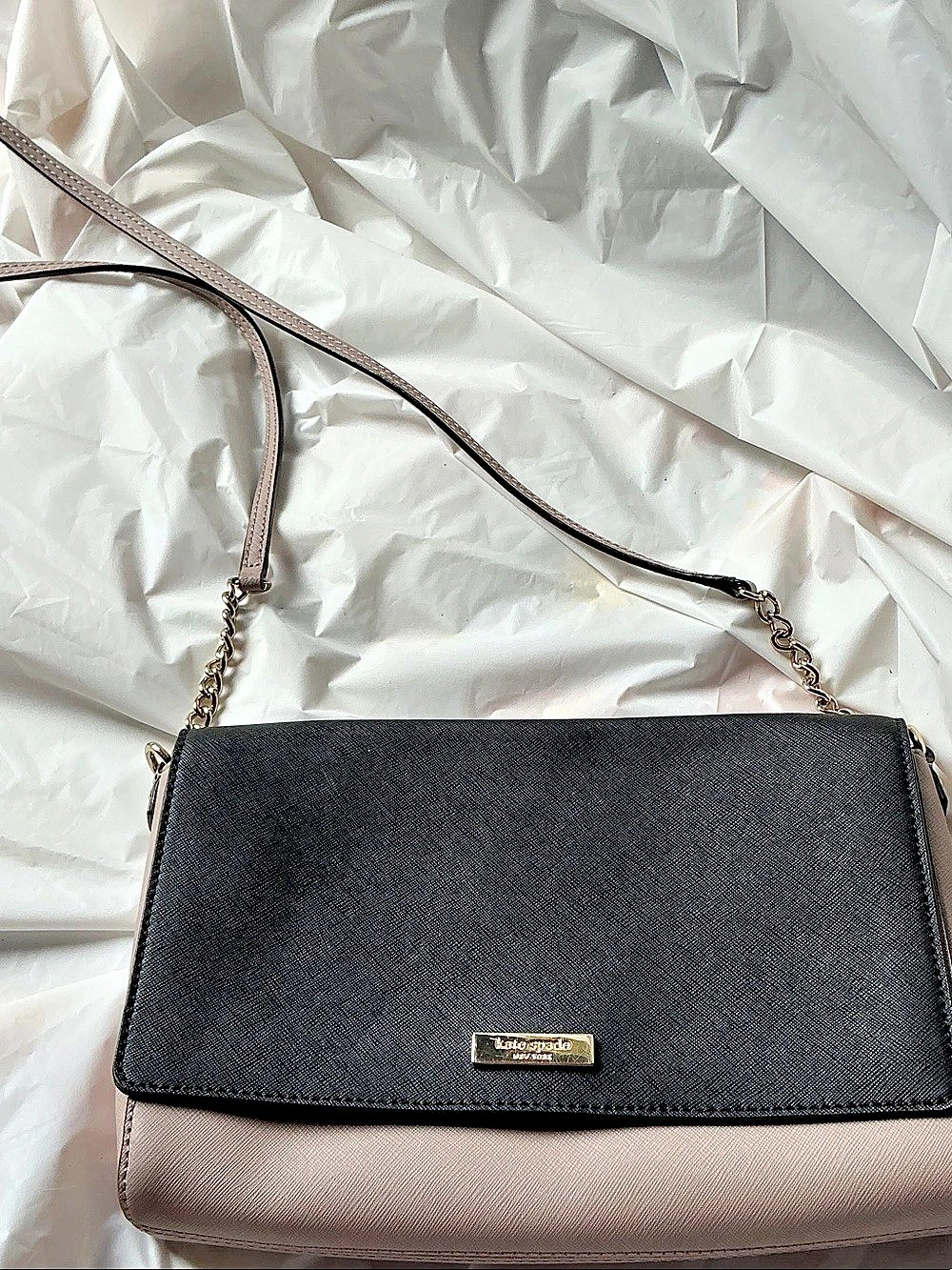 Kate Spade Crossbody Bag in Black & Pink Like New